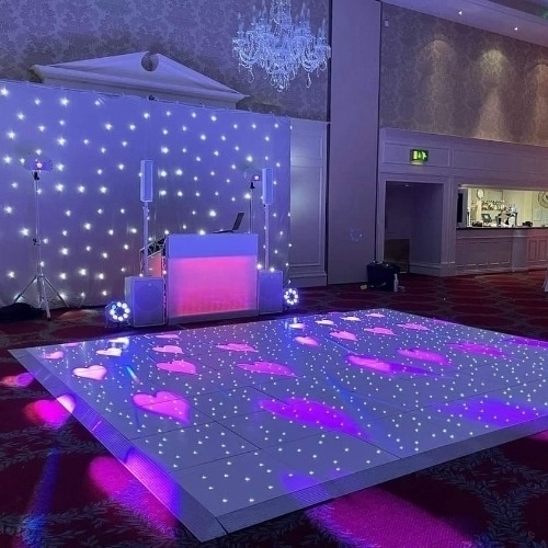 White Wedding Disco / DJ / Dance floor Package