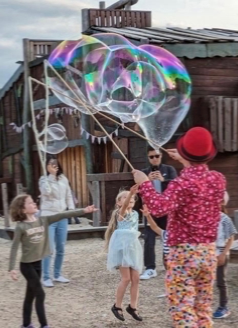 Amazingly Exciting Gigantic Bubbles and Circus Performer Package