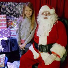 santa at little subs