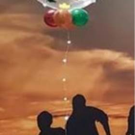 Autumn leaves bubble