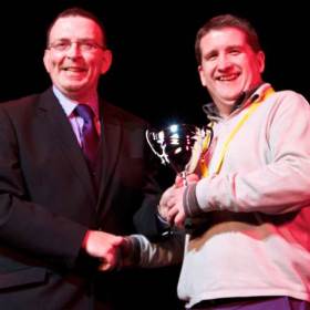 Collecting my trophy