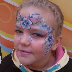 flowery face
