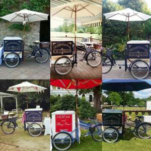 Chilly White Ice cream tricyle hire service