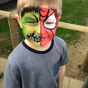 Half Hulk Half Spider-Man