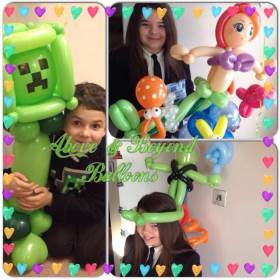 kids and balloons