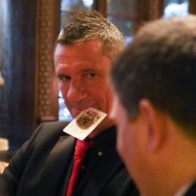 Jody Magician Card in Mouth