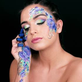 Orchid Facepaint & Makeup