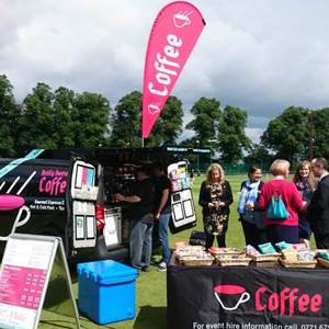 Our Coffee Van in Action