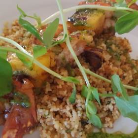 Prawn and Mango Skewer