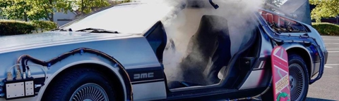 Back To The Future Delorean Time Machine Car Hire