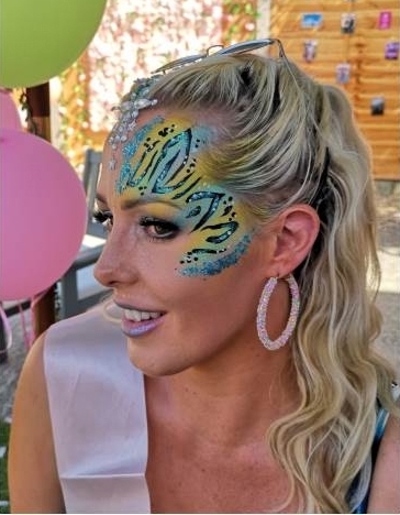 Blue & Yellow Animal Print