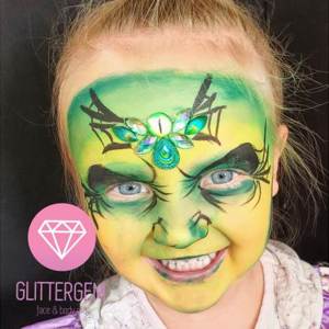 Glittergem face and body Art