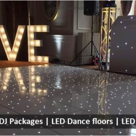 White Wedding Disco | DJ Packages | LED Dance floors