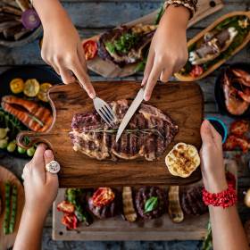 BBQ spread