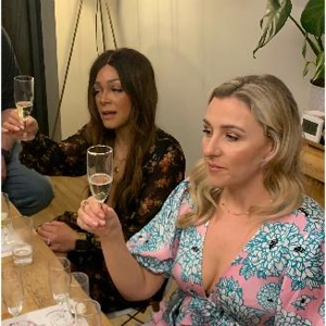 birthday sparkling wine tasting