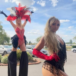 Stilt walkers