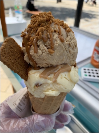 Justins Beach ice cream