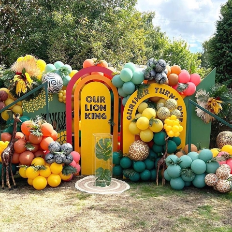 Balloon backdrop