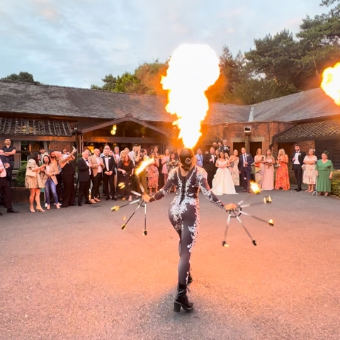 Fire Show with Breathing