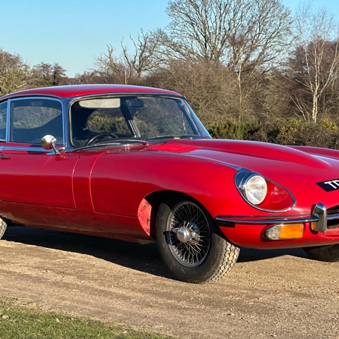 E-type Jaguar 2+2 for Self Drive Hire