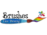 Brushes Face Painting Logo