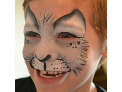 Neon Fairy Face Painting Logo