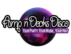 Amp n Decks Disco - Wedding DJ & Events Logo