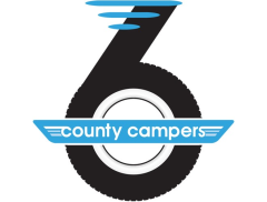 6 County Campers (Domino) Logo